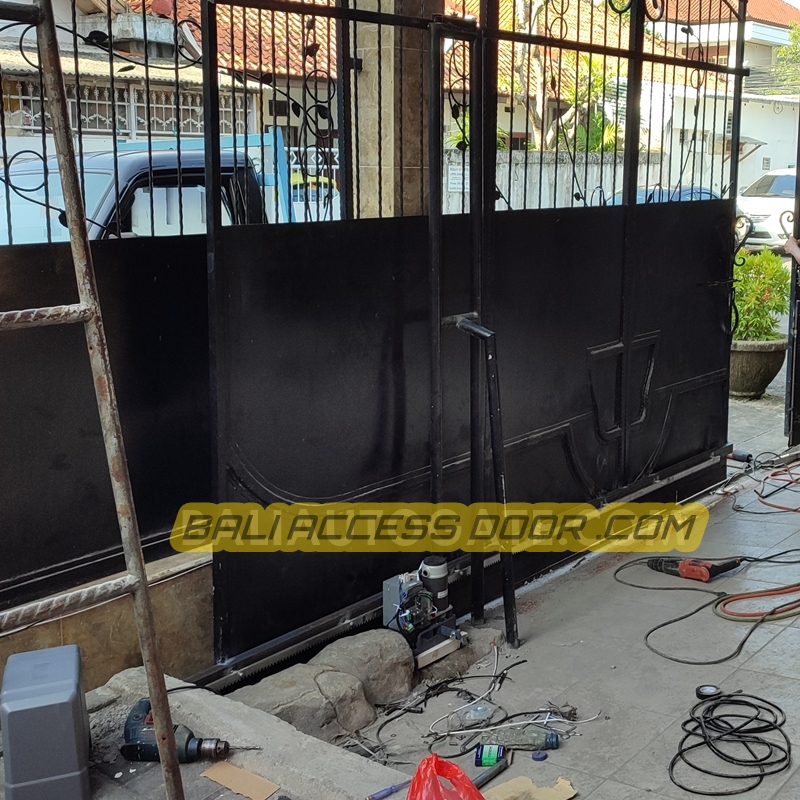 jasa pemasangan Mesin Otomatis Pintu Sliding di bali